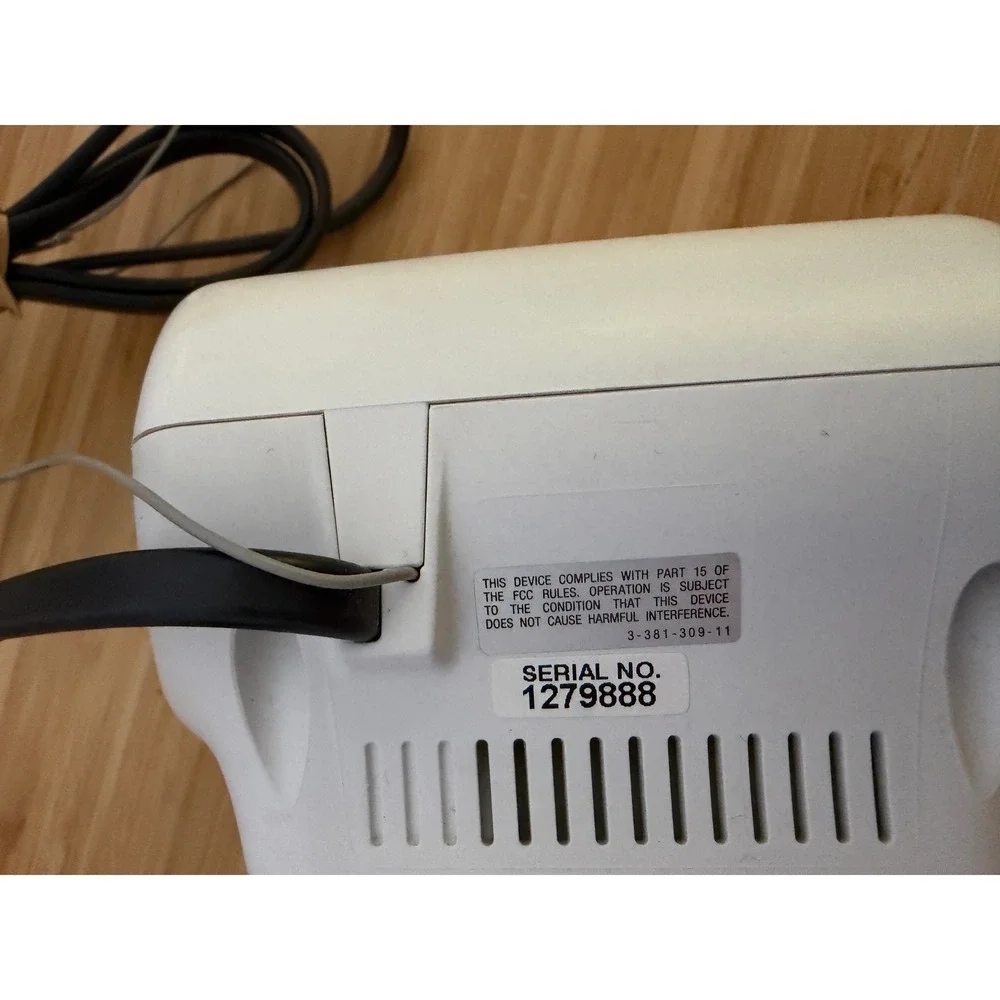 Sony‎ Dream Machine ICF-C111 AM FM Alarm Radio Green LED White Vintage WORKS